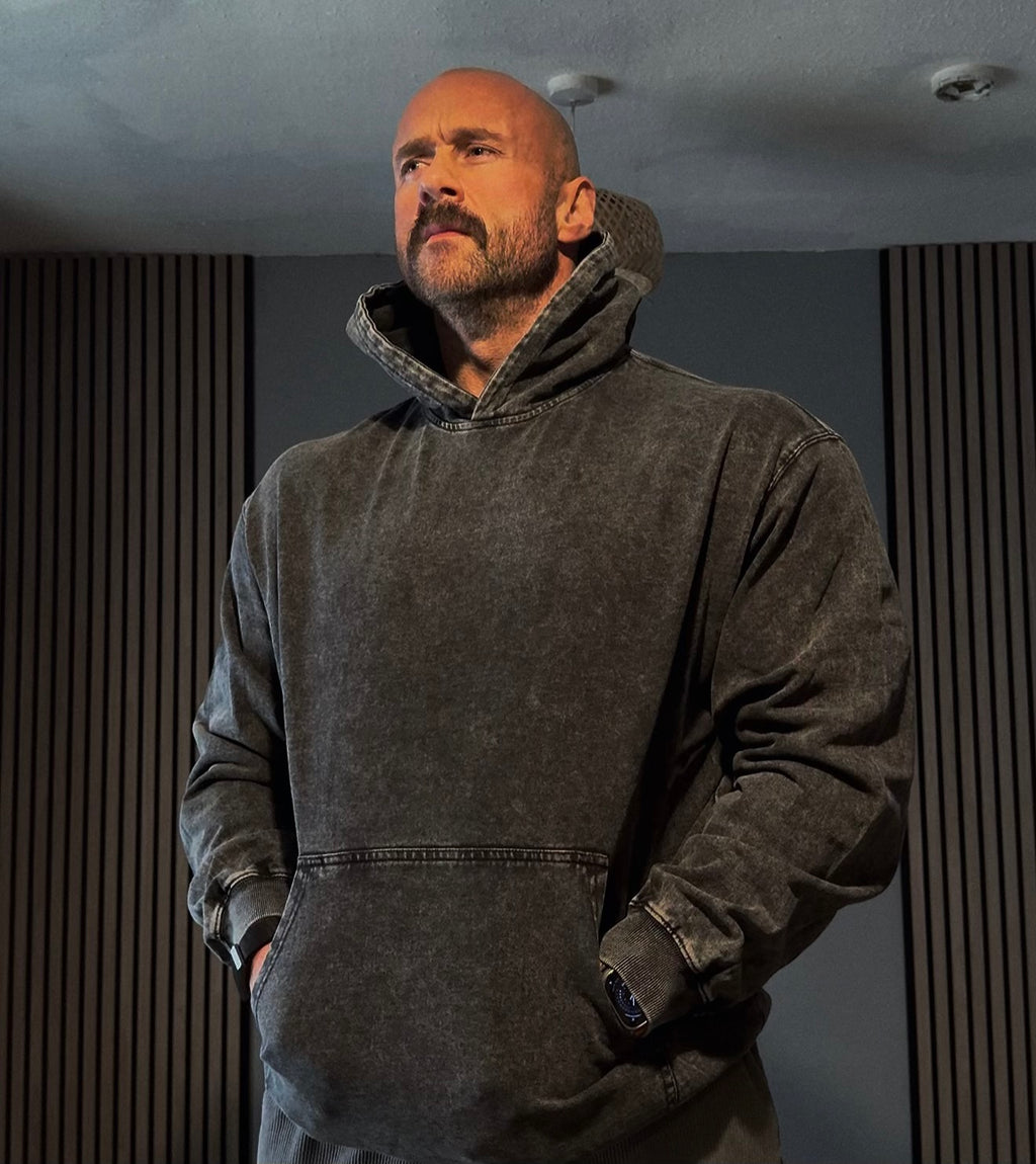 DBAC Black Acid Wash Hoodie