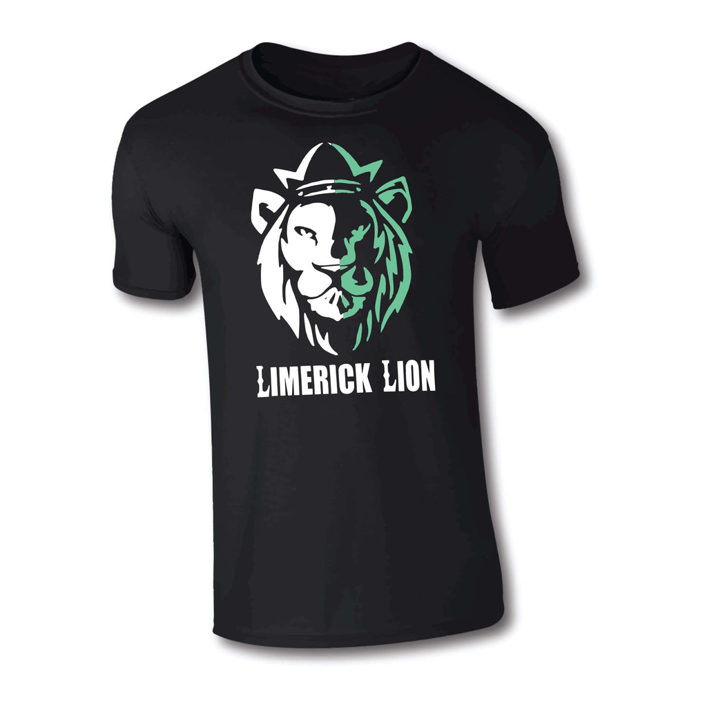 Sale! Limerick Lion T-Shirt (BLACK)